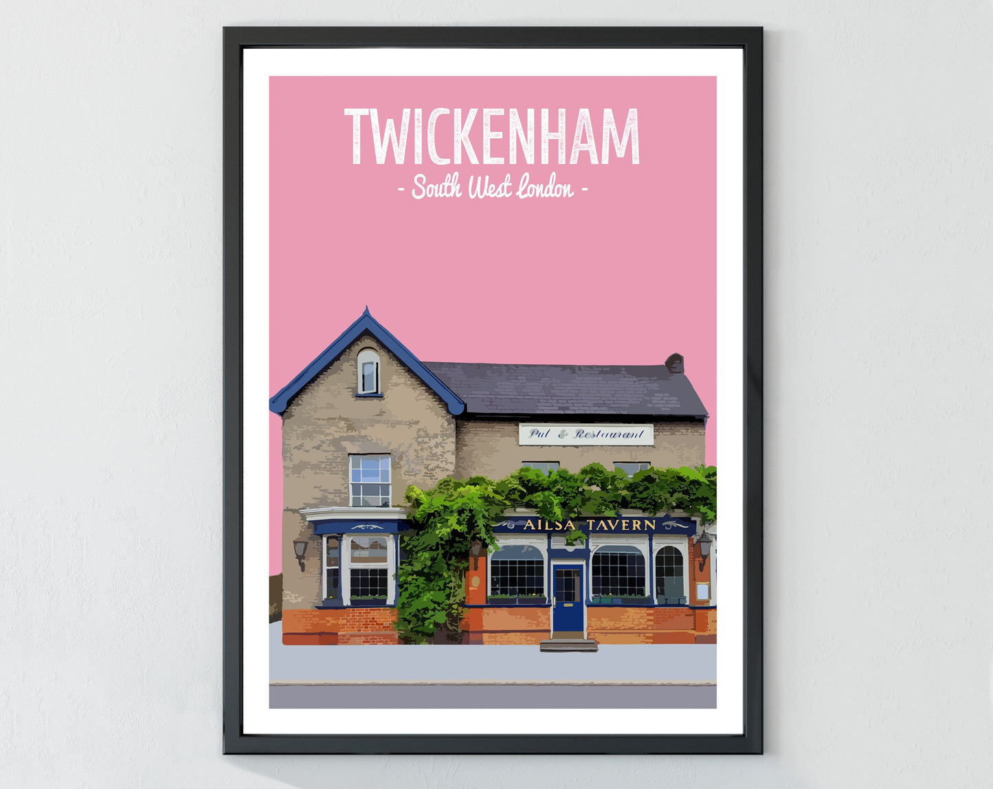 Twickenham print, The Ailsa Tavern pub