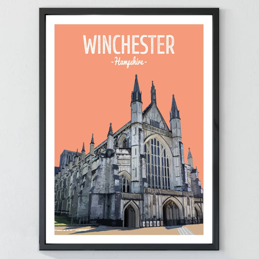 Winchester print, Winchester Cathedral