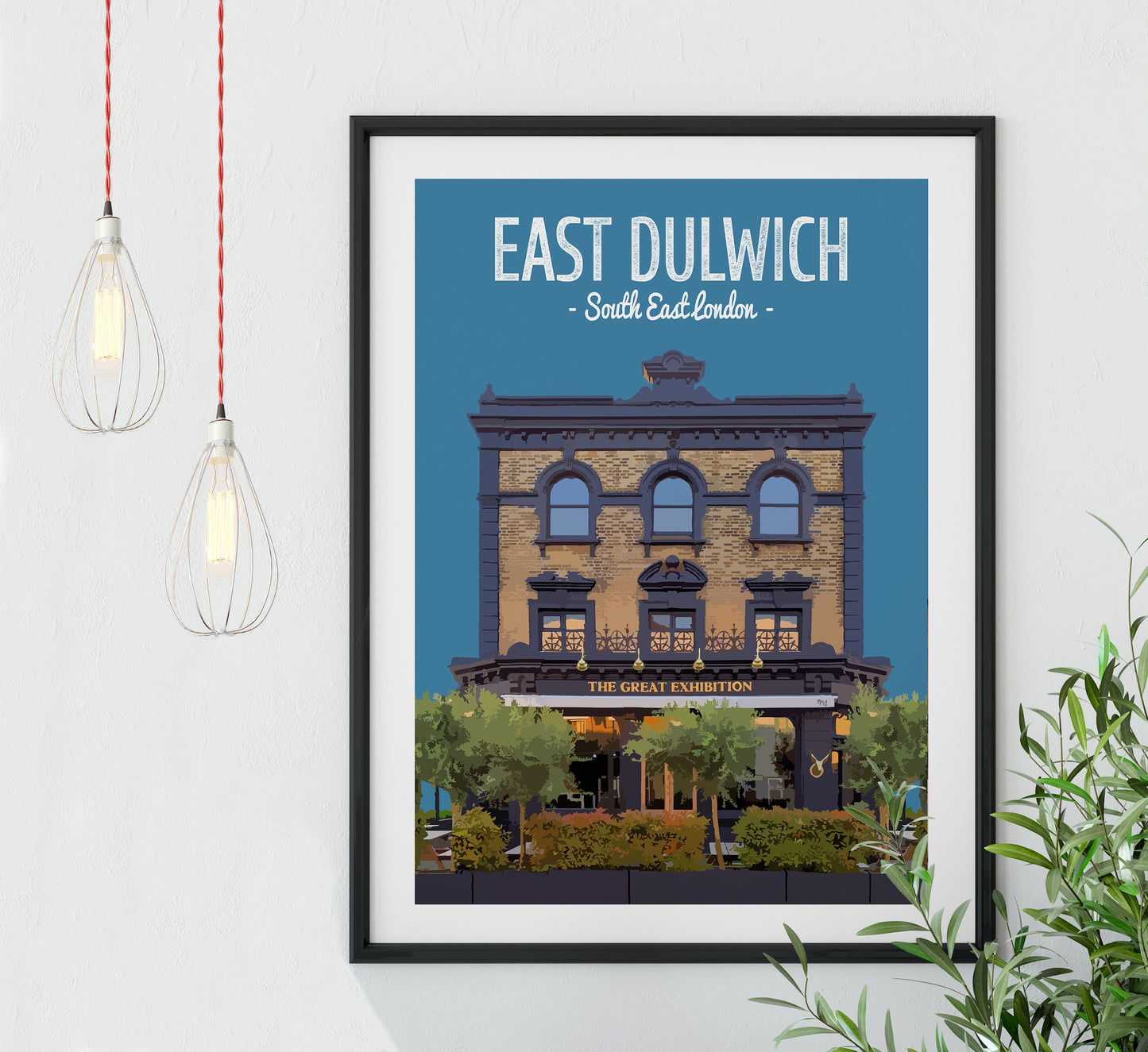 East Dulwich print, The Great Exhibition pub