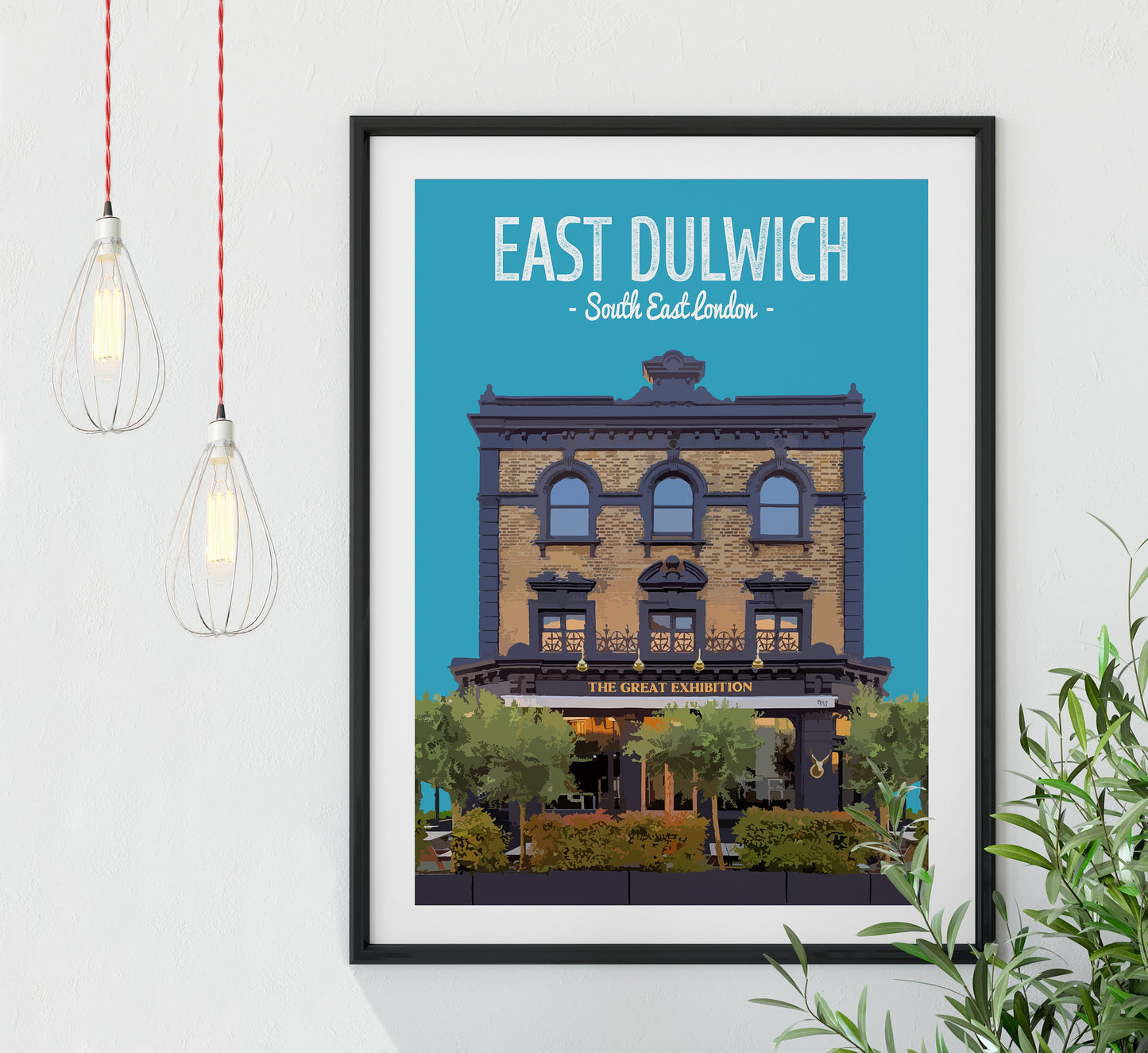 East Dulwich print, The Great Exhibition pub