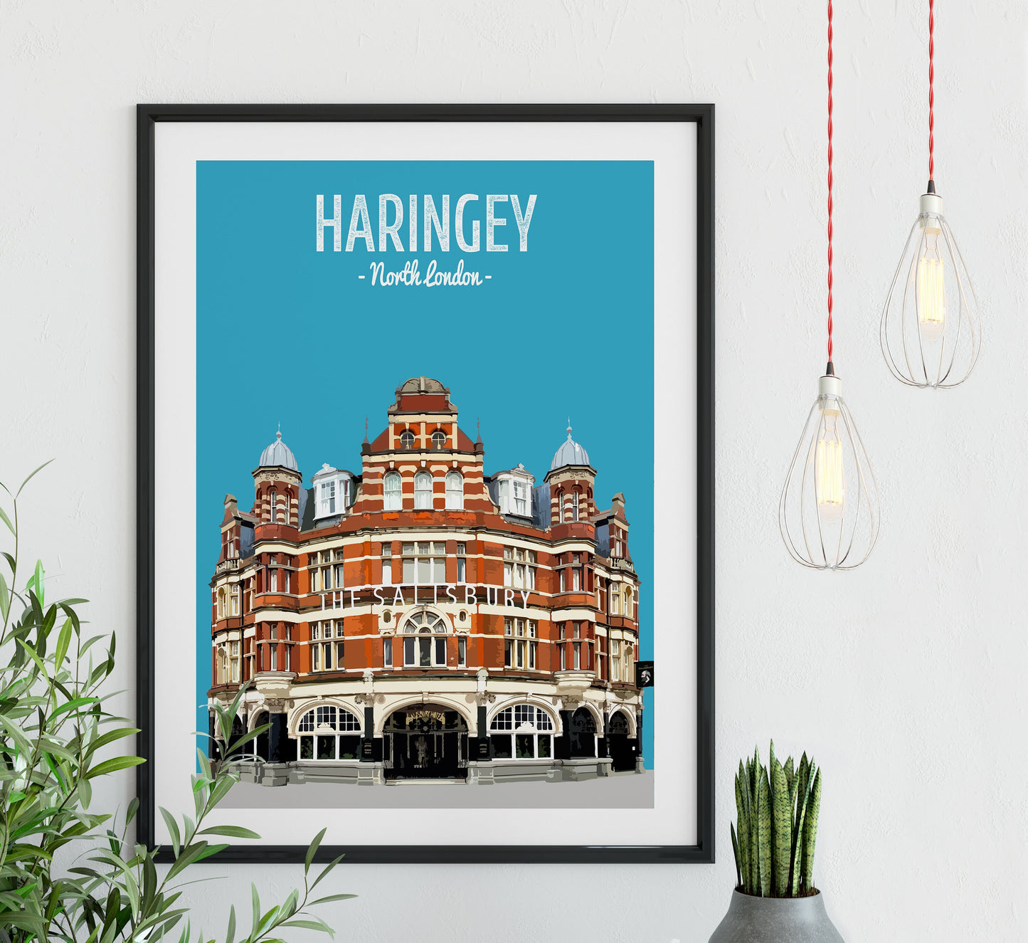 Haringey print, The Salisbury pub