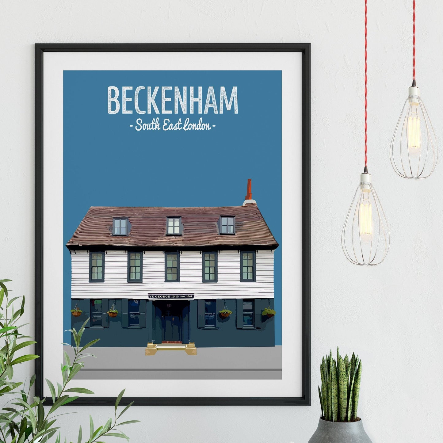 Beckenham print, The George Inn