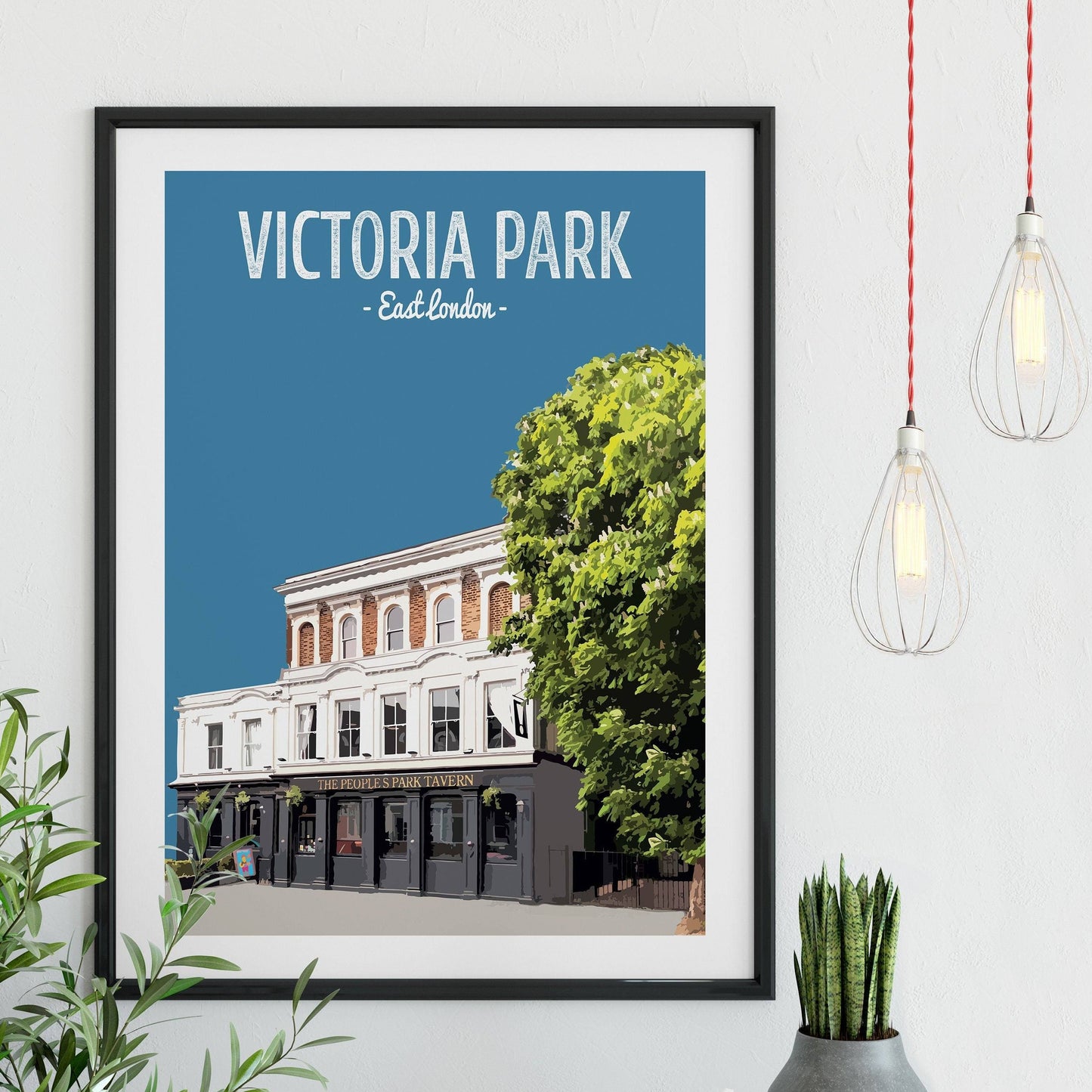 Victoria Park print, The Peoples Park Tavern pub