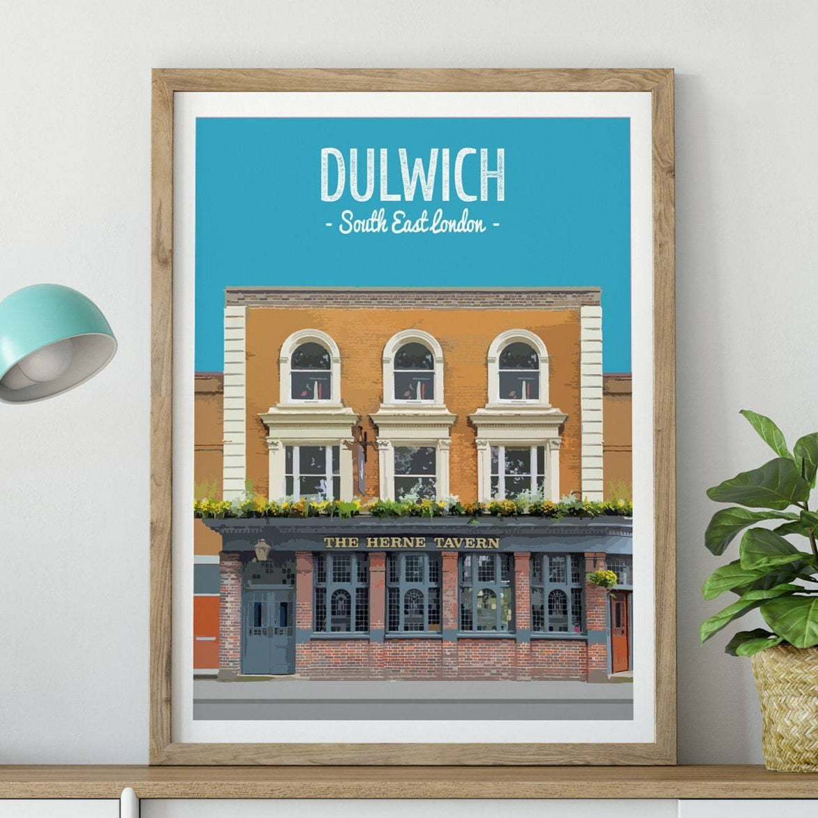 Dulwich print, The Herne Tavern pub