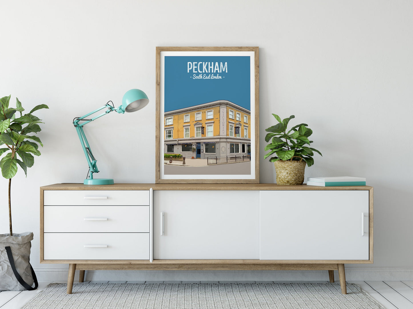 Peckham print, The Victoria Inn pub