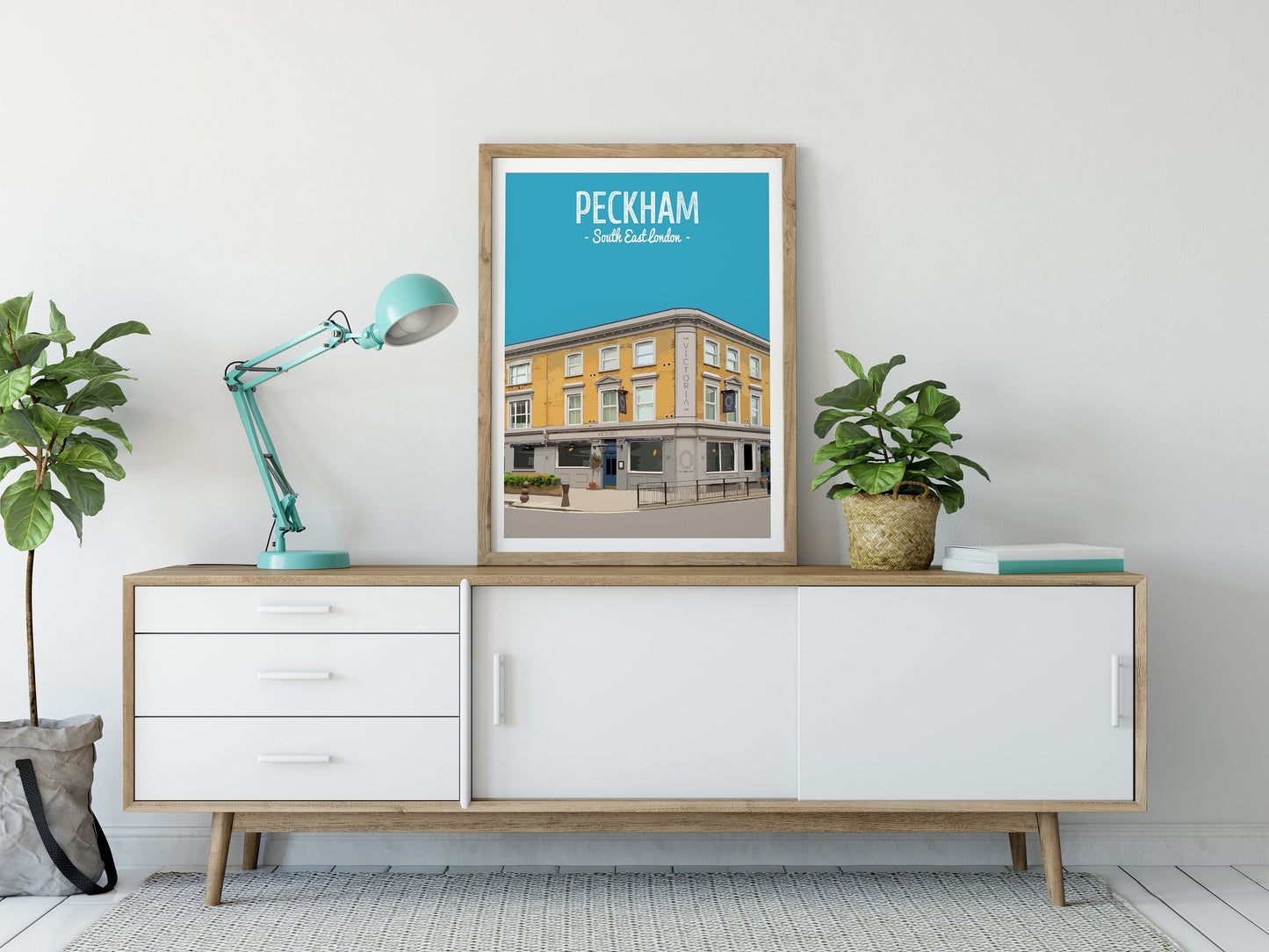 Peckham print, The Victoria Inn pub