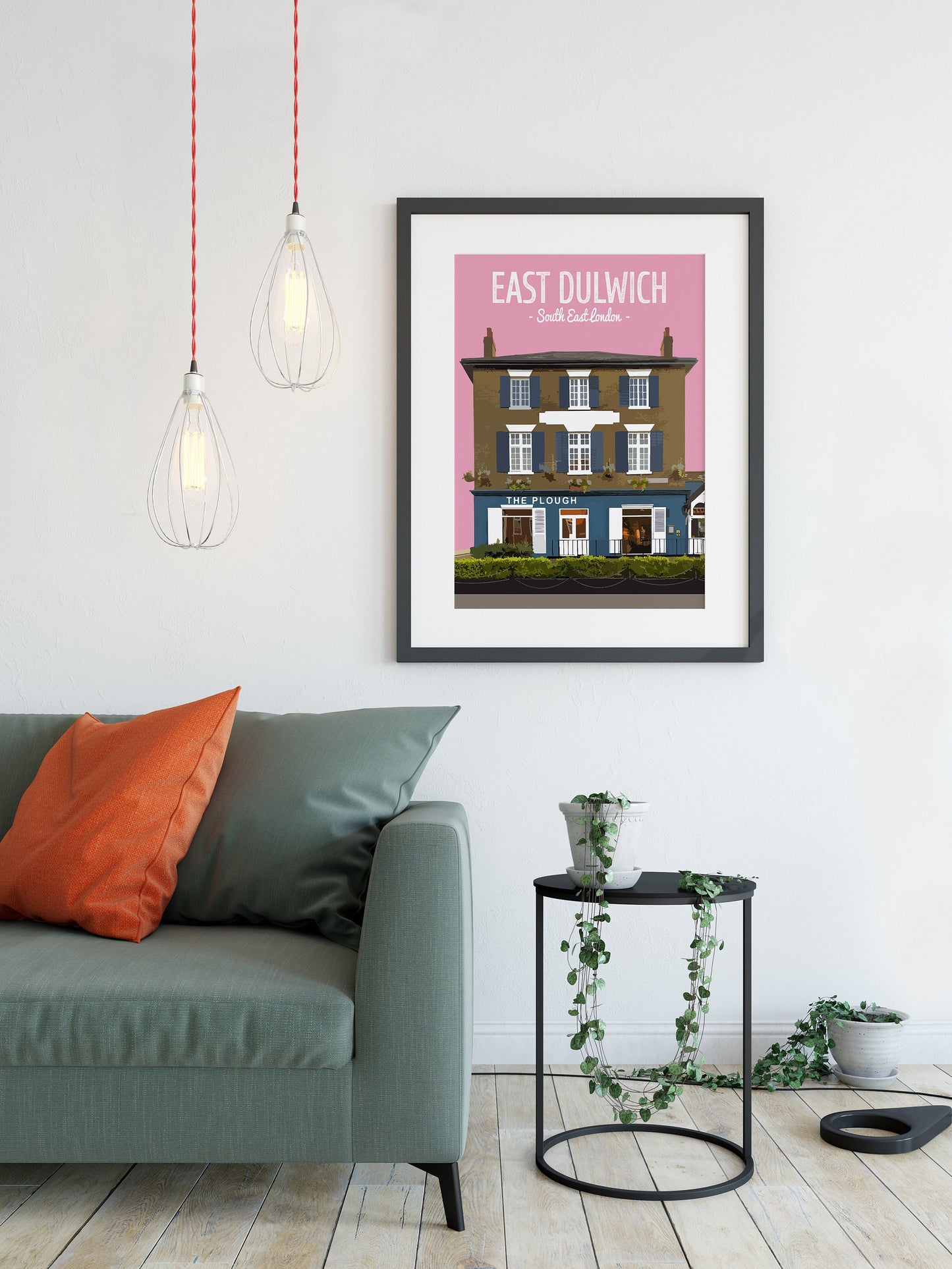 East Dulwich print, The Plough pub