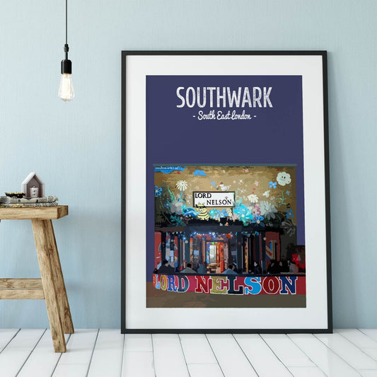 Southwark print, The Lord Nelson pub