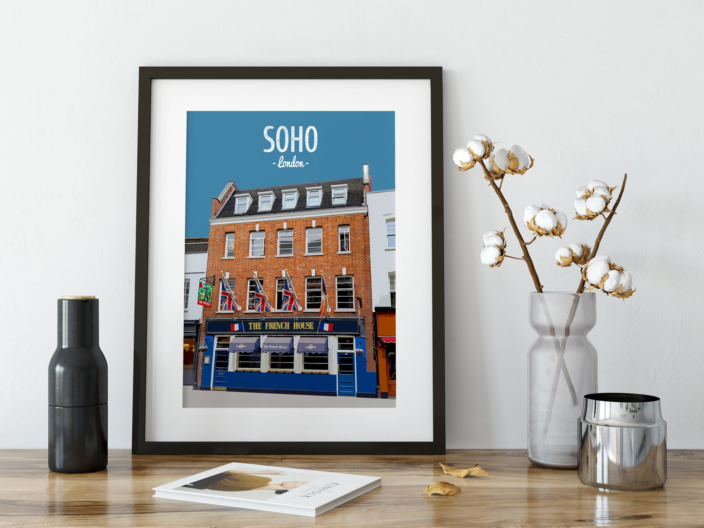 Soho print, The French House pub