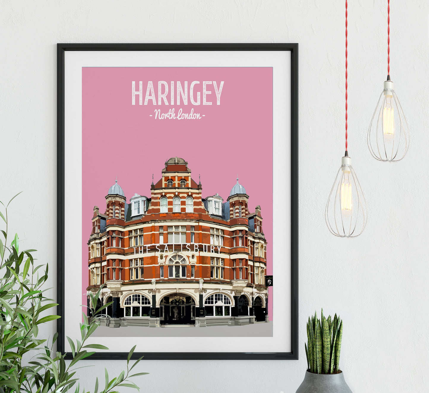 Haringey print, The Salisbury pub