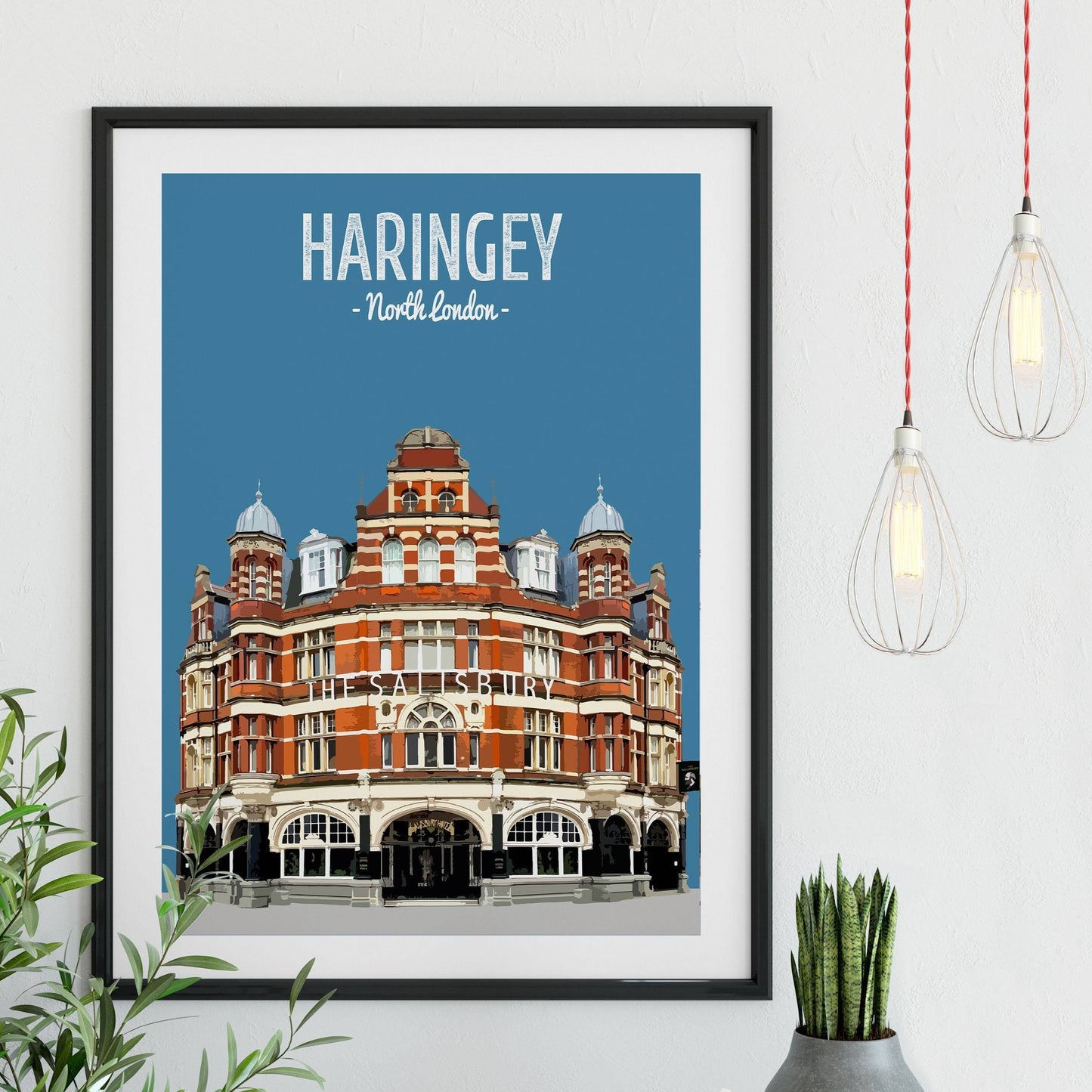 Haringey print, The Salisbury pub