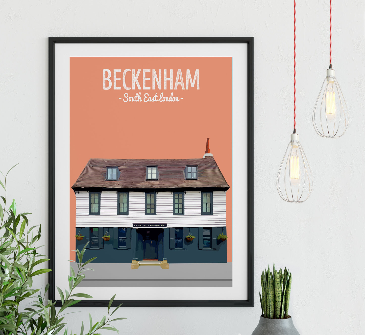 Beckenham print, The George Inn