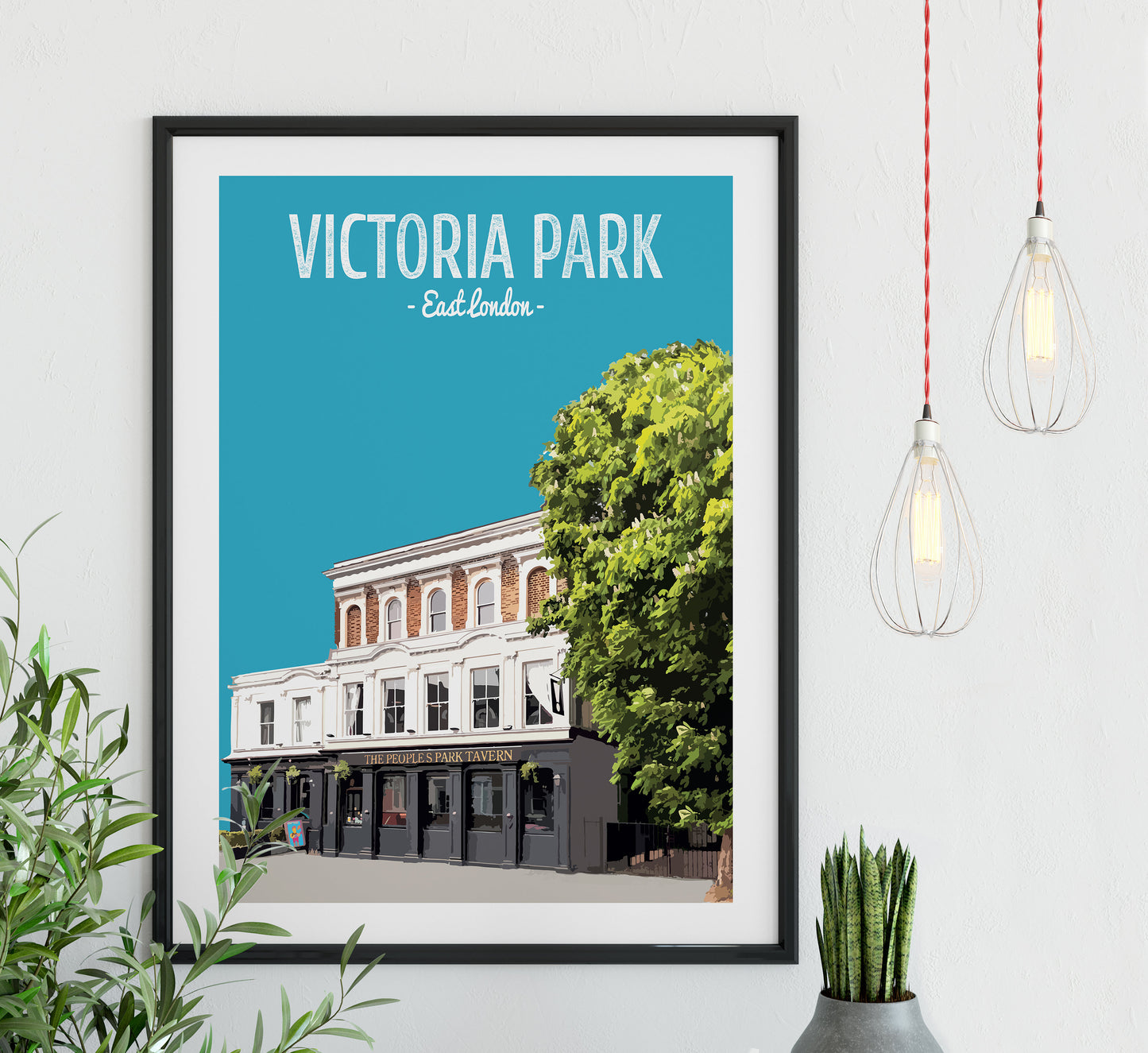 Victoria Park print, The Peoples Park Tavern pub