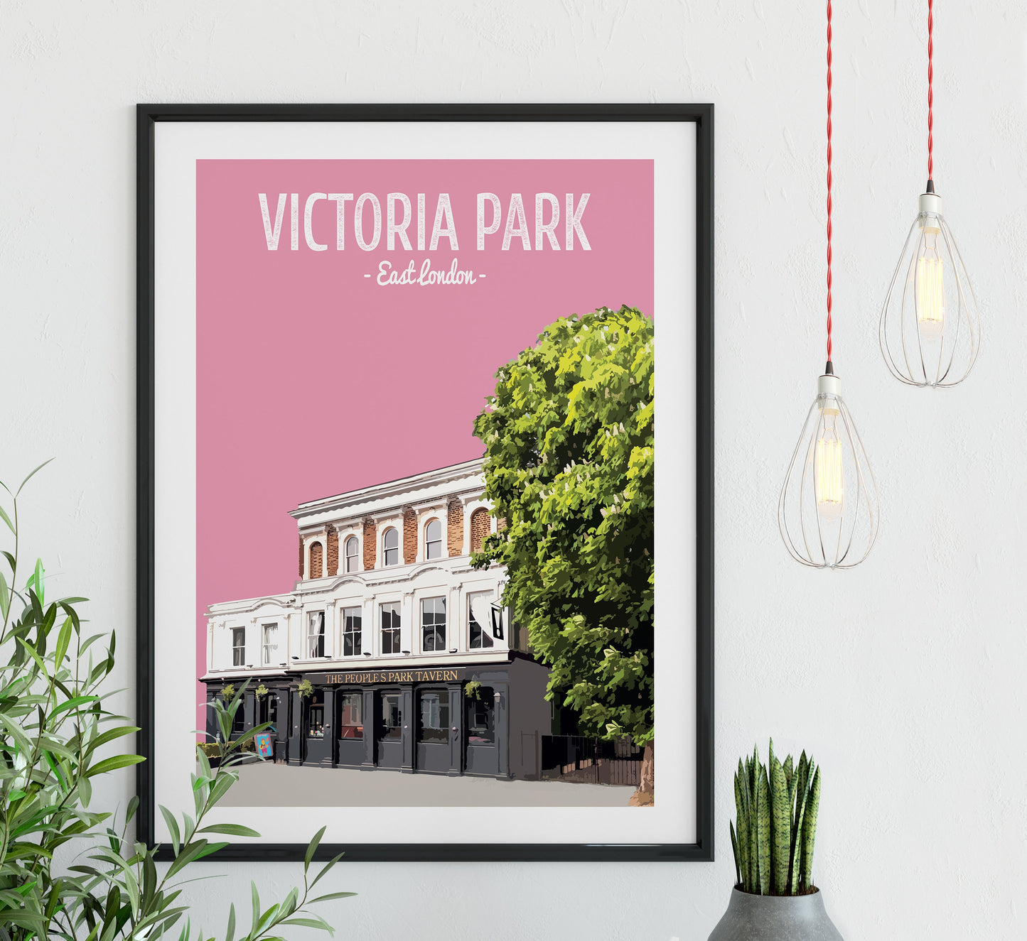 Victoria Park print, The Peoples Park Tavern pub