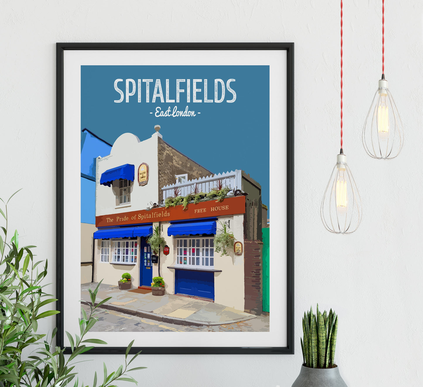 Spitalfields print, The Pride of Spitalfields pub