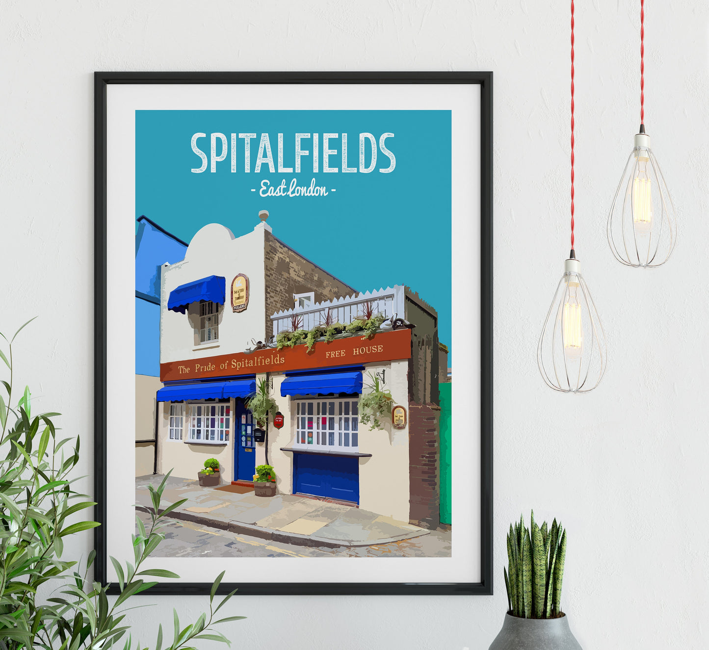 Spitalfields print, The Pride of Spitalfields pub