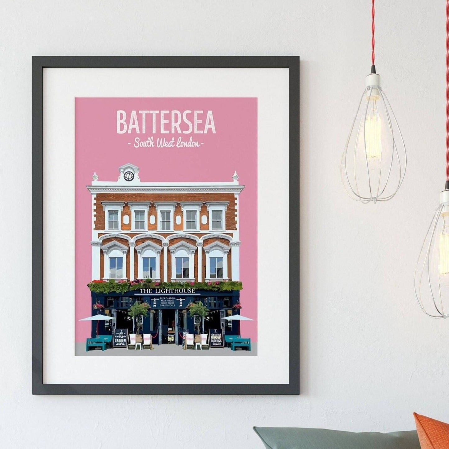 Battersea print, The Lighthouse pub